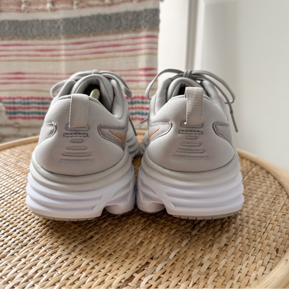 Hoka One One Bondi 8 Harbor Mist Lunar Rock Road Running Sneakers Size 8.5 Wide - Picture 5 of 8